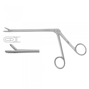 Leminectomy Rongeur Straight - Fenestrated and Serrated Jaws Stainless Steel, 15.5 cm - 6" Bite Size 5 x 14 mm 